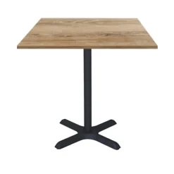 Tabel 70 x 70 cm - model Dina slovensk egetræ brun