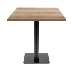 Tabel 70 x 70 cm - model Milan T eg delano brun