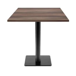 Tabel 70 x 70 cm - model Milan T egetræ bjerg brun