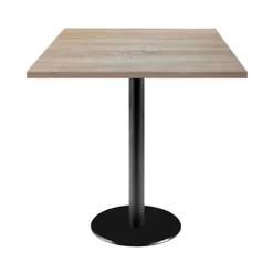 Tabel 70 x 70 cm - model Rom egetræ bastide beige