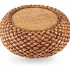 Tatami Gulvpude Japanske Gulvsæder Rattan Gulvpude Åndbar Gulvsiddepude Komfortabel Rund til Balkon Halm