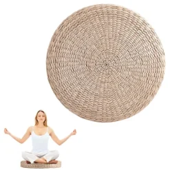 Tatami-pude Rund Polstret Skammel Blød Yoga Halmmåtte Økologisk Gulvpude Sidde Strikket Have Spisestue Værelse Udendørs Boligindretning 40cm—yux