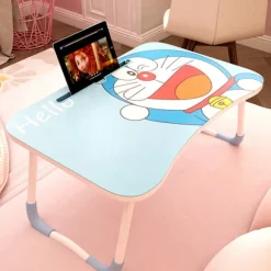Tegneserie Bærbar Sengebord Sød Bærbar Foldbar Notebook Stativ Lap Desk til hjem Type 1 60x40x28cm / 23,6x15,7x11,0in