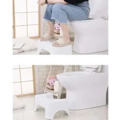 Toilet skammel - Til lindring af forstoppelse - Squatty Potty hvid 750