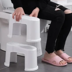 Toilet skammel 2-delt - Ved træg mave - Squatty Potty Vit white