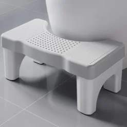 Toilet Skammel Poop Skammel, Bærbar Plast Potte Skammel til Voksne og Børn, Skridsikker Badeværelses Trin Ergonomisk Toilet Skammel Squat