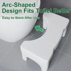 Toilet Skammel Poop Skammel, Bærbar Plast Potte Skammel til Voksne og Børn, Skridsikker Badeværelses Trin Ergonomisk Toilet Skammel Squat