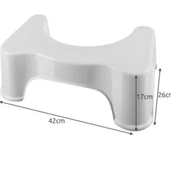 Toiletstol - Til forstoppelseslindring - Squatty Potty hvid white 750
