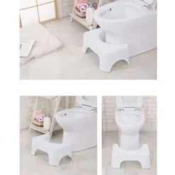 Toiletstol - Til forstoppelseslindring - Squatty Potty hvid white 750