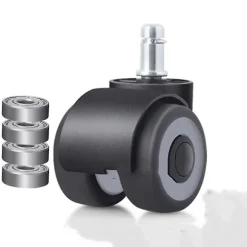 2-tommers Kontorstol Hjul Tvillingehjul 34 kg Belastningskapacitet 10*22