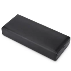 Træ PU læder cover rør etui holder 2 lag opbevaringsboks til 40 stk obo rør