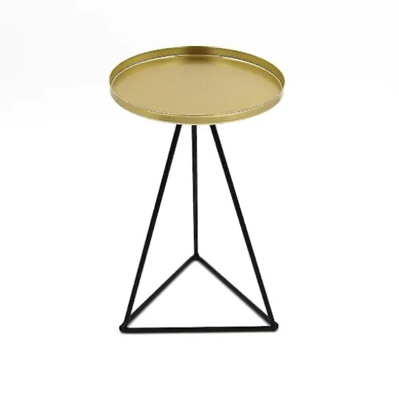 Trekantet Jern Lysestager Guld Bord Dekoration Lysestager Lysestager Metal Geometriske Lysestager Te Lys Lys Guld Lysestager Guld Trim