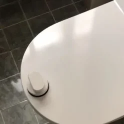 Trykstyret klæbende glas skydedør håndtag skuffe køleskabsdør garderobeskabsdør stansfrit håndtag toiletlåg håndtag sort 64 * 64 * 50mm D