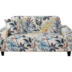Trykt sofa sæt Elastisk sofa sæt mønster dobbelt sofa sæt til 2 pude sofa Dobbelt sofa Dobbelt sofa sæt (3 sæder/