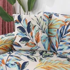 Trykt sofa sæt Elastisk sofa sæt mønster dobbelt sofa sæt til 2 pude sofa Dobbelt sofa Dobbelt sofa sæt (3 sæder/