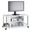 TV bord hvid med hjul