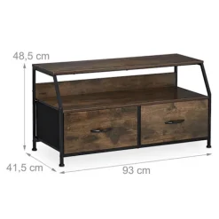 TV bord i industriel stil