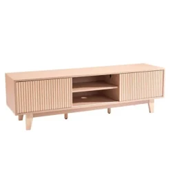 TV-møbel - DUOKU - KLTV-5 - Boheme Stil - 150 cm - Belastningskapacitet 159 kg Naturlig träfärg