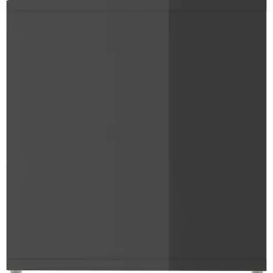 TV-møbel - Eksklusivt hjem - Glansgrå - Ingeniørtræ - 72 x 35 x 36,5 cm glänsande grå