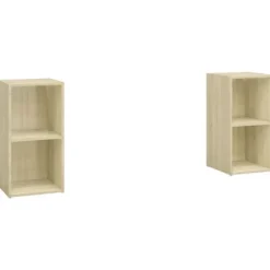 TV-møbel - Eksklusivt hjem - Sonoma eg - Ingeniørtræ - 72 x 35 x 36,5 cm Sonoma ek