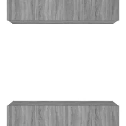 TV-møbel - Eksklusivt hjem - Sonoma grå - Ingeniørtræ - 80 x 30 x 30 cm sonoma grå