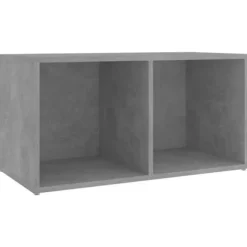 TV-møbel - Eksklusivt hjem - 2 dele - Betongrå - 72 x 35 x 36,5 cm Betonggrå