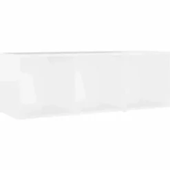TV-møbel - Eksklusivt hjem - Mat hvid - 107 x 35 x 37 cm - Ingeniørtræ Matt vit