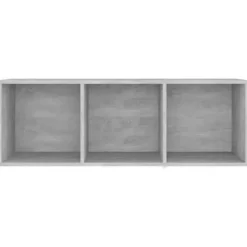 TV-møbel - Eksklusivt hjem - Betongrå - Ingeniørtræ - 107x35x37 cm Betonggrå
