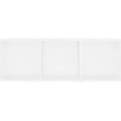 TV-møbel - Eksklusivt hjem - Mat hvid - 107x35x37 cm - Ingeniørtræ Matt vit