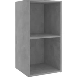 TV-møbel - Eksklusivt hjem - Betongrå - Ingeniørtræ - 72 x 35 x 36,5 cm Betonggrå