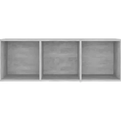 TV-møbel - Eksklusivt hjem - Betongrå - Ingeniørtræ - 107 x 35 x 37 cm Betonggrå