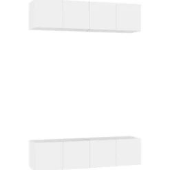 TV-møbel - Eksklusivt Hus - Hvid - Spånplade - 60 x 30 x 30 cm Vit