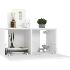 TV-møbel - Eksklusivt Hus - Hvid - Spånplade - 60 x 30 x 30 cm Vit