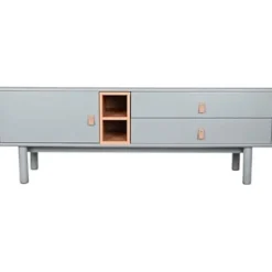 TV-møbel - HOME ESPRIT - Multifarvet - 140 x 40 x 55 cm - Nem montering - Moderne design Flerfärgad