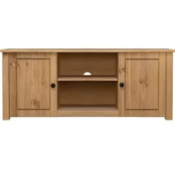 TV-møbel - Panama - Massivt fyrretræ - 120x40x50 cm - 2 døre 2 rum