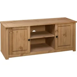TV-møbel - Panama - Massivt fyrretræ - 120x40x50 cm - 2 døre 2 rum