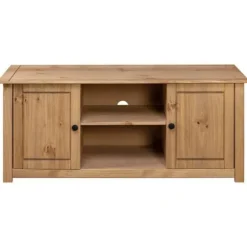 TV-møbel - Panama - Massivt fyrretræ - 120x40x50 cm - 2 døre 2 rum