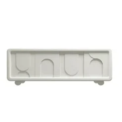 TV-møbel i MDF-træ DKD Home Decor 160x37x50 cm Vit