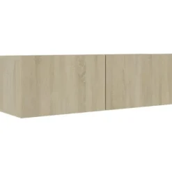 TV-møbel sæt - Maison Exclusive - 6 dele - Sonoma eg - Ingeniørtræ Sonoma ek
