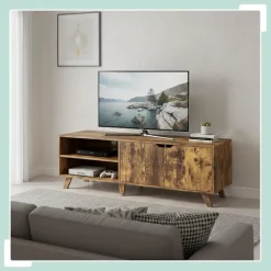 TV-skab, 6 rum, passer til tv'er op til 60 tommer