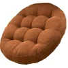Tyk rund tatami måtte polstring, polstring, Papasan ensfarvet fodskammel
