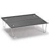 Udendørs Campingbord i Aluminium, Bærbar Mini Grillbord, Kaffebord, Super Let Campingbord
