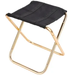 Udendørs letvægts aluminiumslegering foldbar skammel Bærbar mini fiskecampingstole