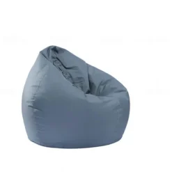 Udendørs Sækkestol Betræk, Vand- og Pletafvisende Canvas Lounger Sæk med Usynlig Lynlåslukning, Åndbart Vaskbart Stof til Haven