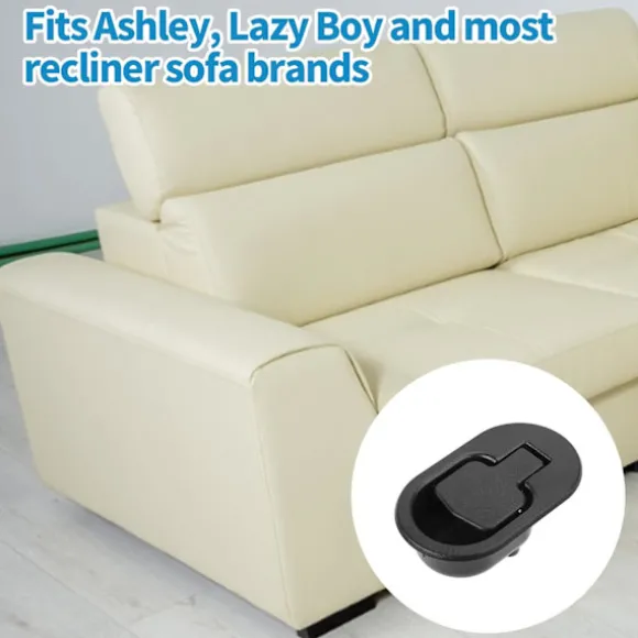 Udskiftningshåndtag til lænestole, ABS-plast Armstol Dele Trækhåndtag Sofa Sofadele Kompatible med Ashley Lazy Boy og de fleste lænestole