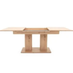 Udtrækkeligt spisebord - Heidelberg - L140/220 x D 90 x H 80 cm hantverks ek
