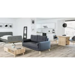Udtrækkeligt spisebord til 6 til 12 personer moderne stil Sonoma eg indretning - SPISNING - L 140-273 x B 90 cm Sonoma ekdekor