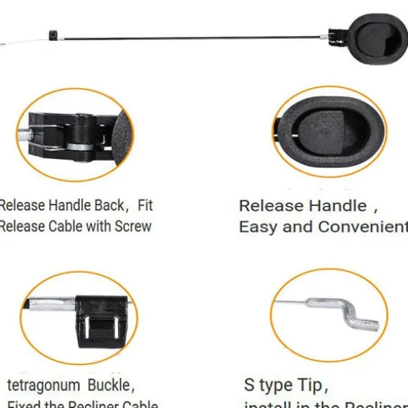 Udtræksarm Håndtag med kabel til at vælge lænestol og sofa rec one size