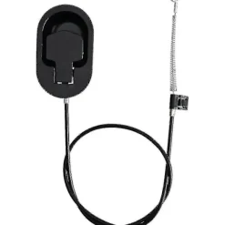 Universal Udskiftningshåndtag i Aluminium til Lænestol med Udløserarm, Metalhåndtag med Fjeder og Kabel til Sofa - 96 cm (med Kabel)-ZZY