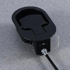 Universal Udskiftningshåndtag i Aluminium til Lænestol med Udløserarm, Metalhåndtag med Fjeder og Kabel til Sofa - 96 cm (med Kabel)-ZZY